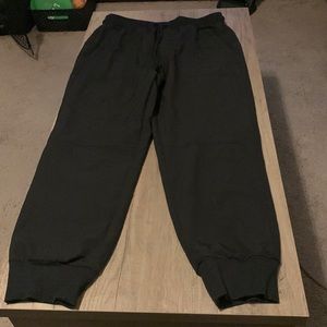 Black sketcher joggers
